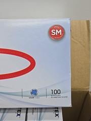 1000 AMBITEX NSM400 BLUE Nitrile Gloves 2.75 Mil Small Work Medic Powder Free