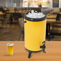 Stainless Steel Insulated Beverage Dispenser,Cold and Hot Drink Dispenser