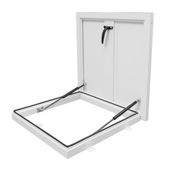 Roof Hatch, Roof Security Door, Roof Access Hatch 19.7in L X 19.7in White