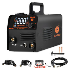 3 In1 MIG/TIG/MMA Semi-Automatic Welding Machine HVM200 Inverter Welder Synergy