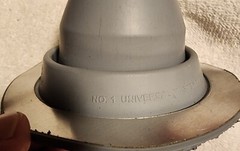 NEW #1 Size Gray Pipe Flashing Boot EPDM Rubber 1/4″ – 2 1/2″ Metal Roof 81820