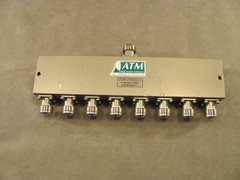 ATM Model# P825C1, Power Divider/Combiner 8-port, ‘N’ ports, 3.65 to 4.3GHz