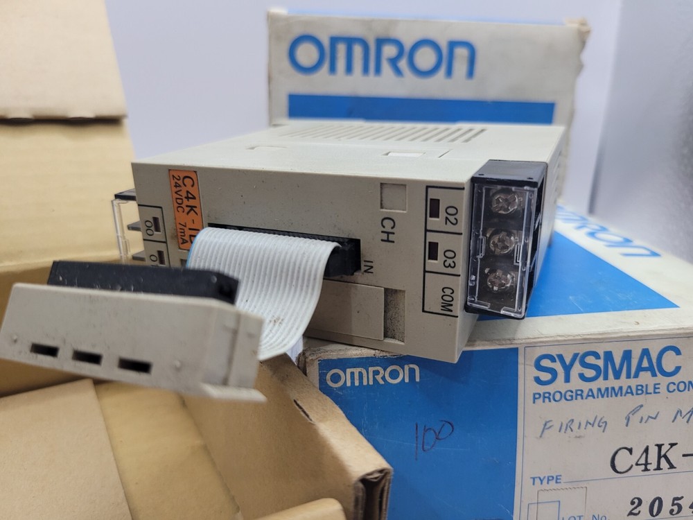 Omron Sysmac Programmable Controller C4K-OS2 set of 2 for $100.00