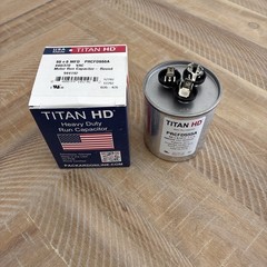 Packard PRCFD555A Titan HD Run Capacitor 55+5 MFD 440/370 Volt Round