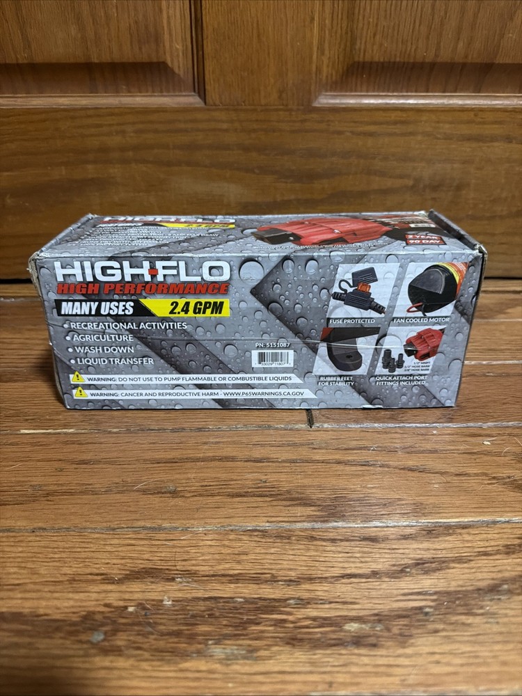 Fimco HIGH-FLO HFP-24060-113 2.4 GPM 12V Sprayer Pump New