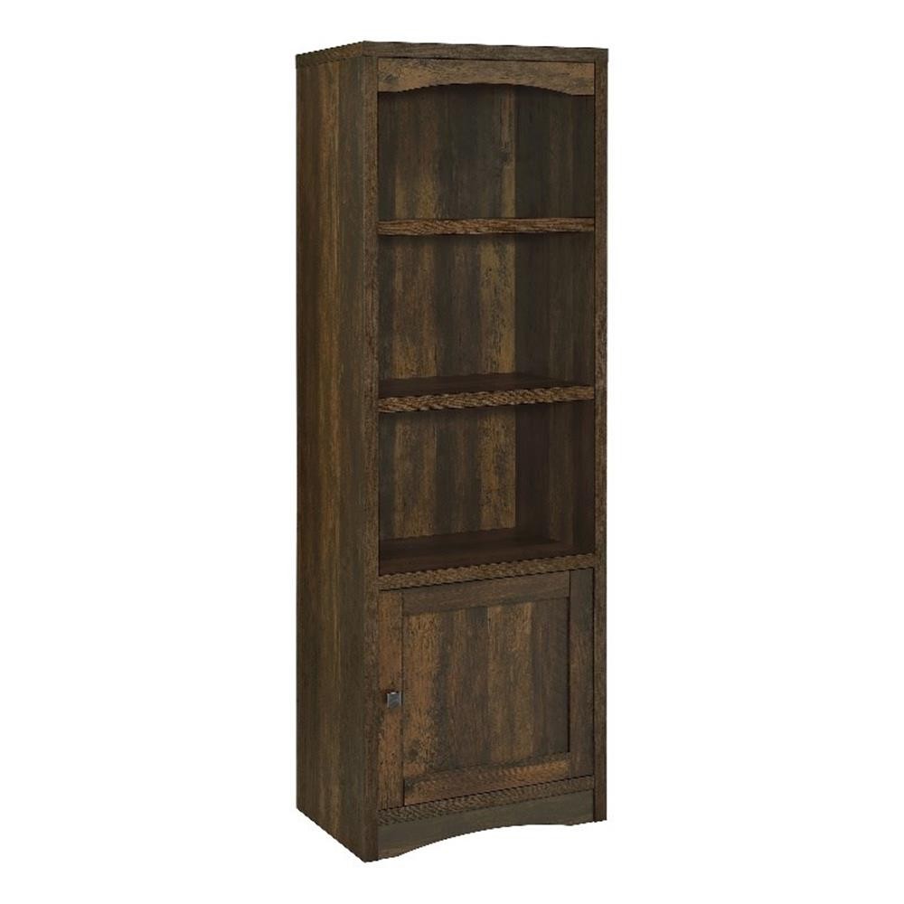Coaster Laughlin 3-Shelf Engineered Wood Media Tower in Brown