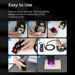 Creality Air Assist Kit, Air Assist Pump for CR-Laser Falcon 10W 22L/min Airflow