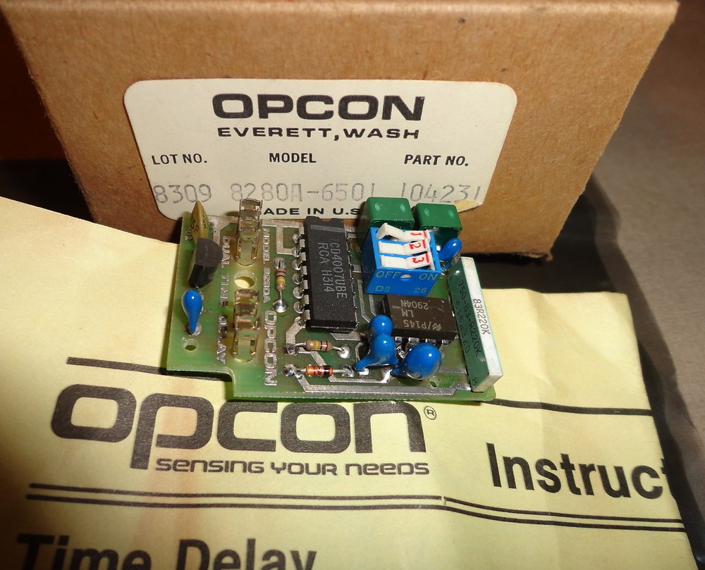 OPCON 8280A-6501 TIME DELAY LOGIC MODULE 8280A6501 NEW