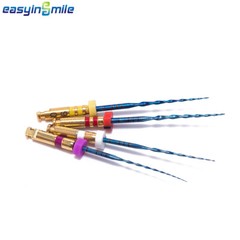 4pcEasyinsmile Endo Rotary Files Dental Root Canal NITI Files X-TWO S Cross 25MM