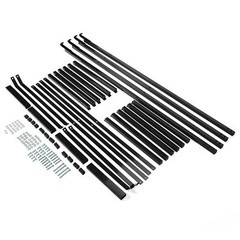 Shipping Container Shelving Shelf Bracket Black Steel Universal Pack of 4