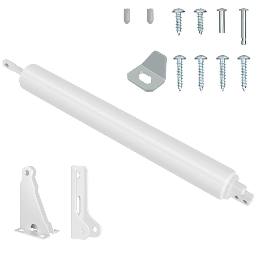 1 Pack White Heavy Duty Screen Door Closer Replacement for Storm Screen Doors