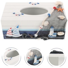 Topbathy Beach Tissue – Wooden Tissue Cover Napkin Holder For Table Rectangle
