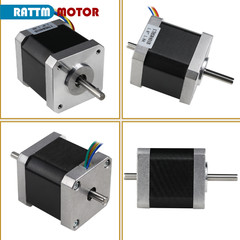 『USA』Nema17 48mm Stepper Motor 78oz-in 1.8A Dual Shaft for 3D Printer/CNC Router