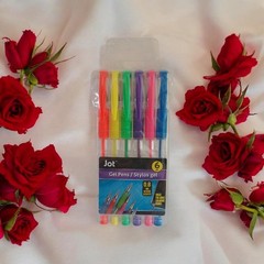Jot Gel Pens 6 PK. 0.8