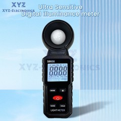 S8608 LCD Light Meter Digital Illuminance Meter Luxmeter Photometer 200000Lux