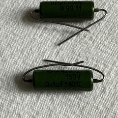 2 x 0.1uF 160V condenser 100nF capacitor 2 pcs x 0.1 uF Russian Military NOS