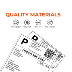 Thermal Shipping Labels 4″ x 6″Compatible 1744907 Dymo 4XL LabelWriter 220/Roll