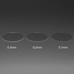 2inch D50mm Sapphire Wafer Substrate Single Crystal Al2O3 Window Thick 0.05-2mm