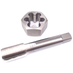 US Stock HSS M22 x 1.5mm Tap & 22×1.5mm Hexagon Die Metric Thread Right Hand Set