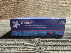 (QTY 1000) MTR Guard Nitrile Exam Glove 5 Mil Palm Powder-Free XL Blue 93005