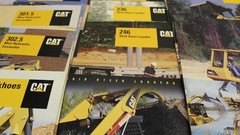 1990s CAT Heavy Equipment BROCHURE LOT compact equipment