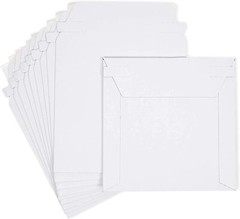 5 x 5 self seal rigid photo shipping flats cardboard envelope mailer