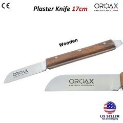 Plaster Knife 17cm Stainless Steel Blade Wooden Handle CE Dental Lab Tool