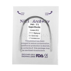 Orthodontic Niti Arch Wire Super Elastic Natural Nature Form Round choose