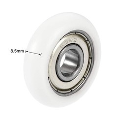uxcell Ball Bearing Guide Pulley Roller Round Wheel 8x30x8.5mm Double Metal…