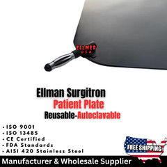 Ellman Surgitron Monopolar Patient Plate Reusable-Autoclavable CE Approved Plate