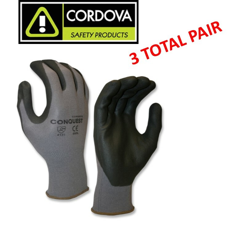 Ultimate Maxi Micro Foam Nitrile Coated Flexible Gloves, Cordova #6905, 3 Pair