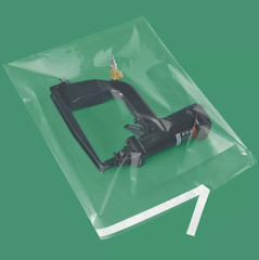 25 Pack Clear 12 x 15 Resealable 1.5 MIL self-seal adhesive lip Uline Poly bags