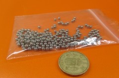 Metric 3.5 mm Dia. +/-.0025 mm, 52100 Alloy Steel Balls, 200 Pcs