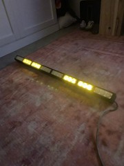 Whelen Traffic Advisor Lightbar 8 LED Amber Super Linear 500 Series w/Controller