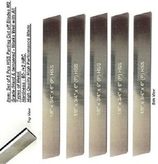 HSS Blades 1/8″ x 3/4″(Wide) x 6” for Lathe Parting Cut Off & Tool Holder-USA