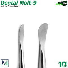 5 Pieces Dental MOLT # 9 Periosteal Elevators Implant Surgical Gingival Tissues