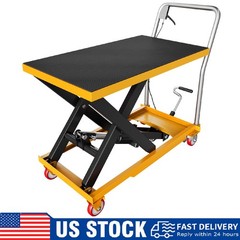28.5″ Hydraulic Lift Table Cart ,500 Lbs Capacity Single Scissor Lifting Table