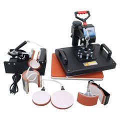 6in1 Multi-function Heat Press Machine Upgraded Multifunctional Professional Di