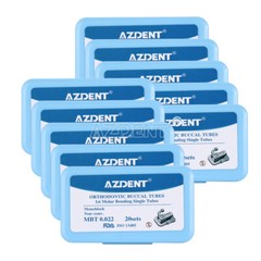 Dental Bondable Monoblock Non-Convertible Single MBT 0.022 Buccal Tub 1st Molar