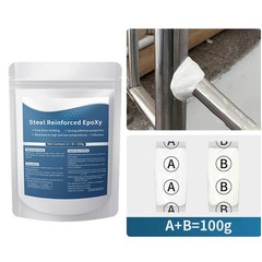 Steel Reinforced Epoxy Putty Waterproof Repair Clay for Metal Wood Car Crack Fix