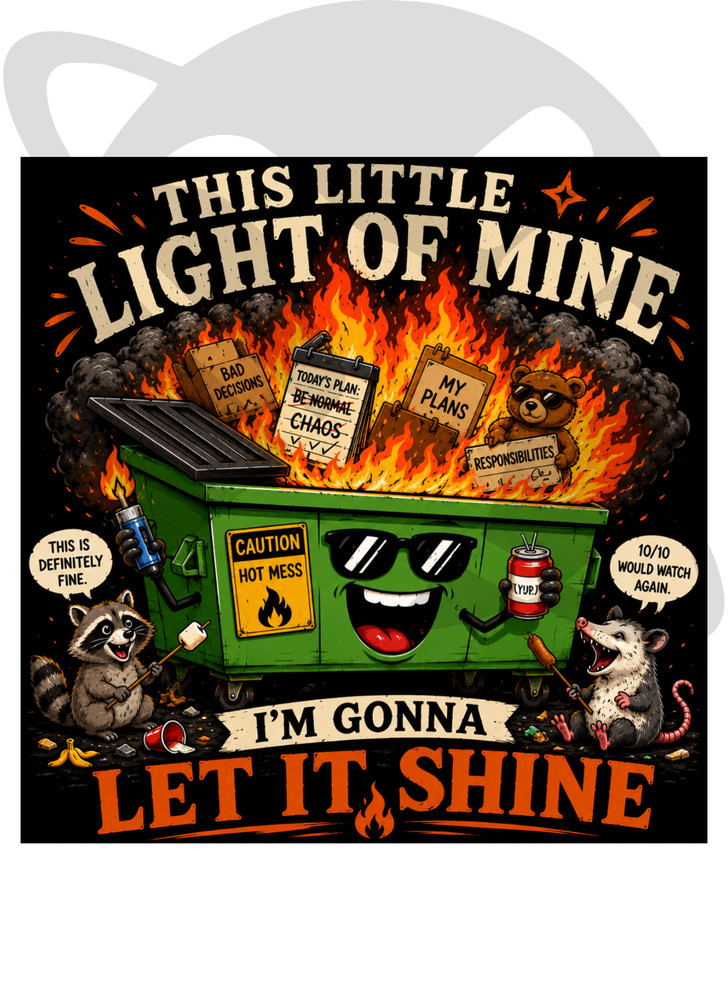 Sublimation Print This little light of mine Ready To Press Heat Transfer