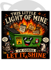 Sublimation Print This little light of mine Ready To Press Heat Transfer