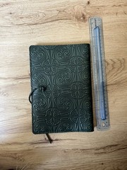 Oberon Design Triskelion Large Journal A5 Size in Green