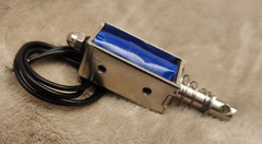 (10) JF-0530B DC12V 300mA 5N/10mm Pull-Push-Type DC Solenoid Electromagnets