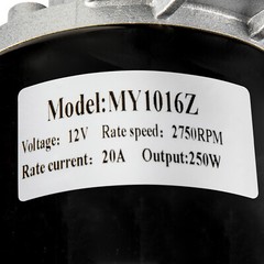 Electric Gear Reduction DC Motor High Power 12V 250W For E-Bike Scooter ATV USA