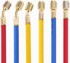 AC Charging Hose Tube, 72″ HVAC Gauges Hoses Refrigerant Charging Hose for R1…
