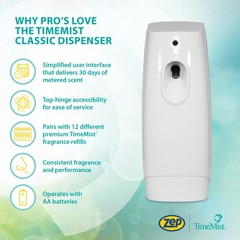 TimeMist Classic Metered Aerosol Air Freshener Fragrance Dispenser – (Case of 6)
