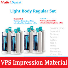 HEAVY BODY FAST SET VPS PVS Dental Impression Material FAST Set 50ML Cartridges