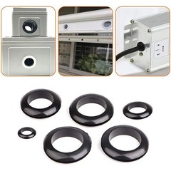 125PCS/Set Rubber Grommet Firewall Hole Plug Electrical Wire Gasket Assortment