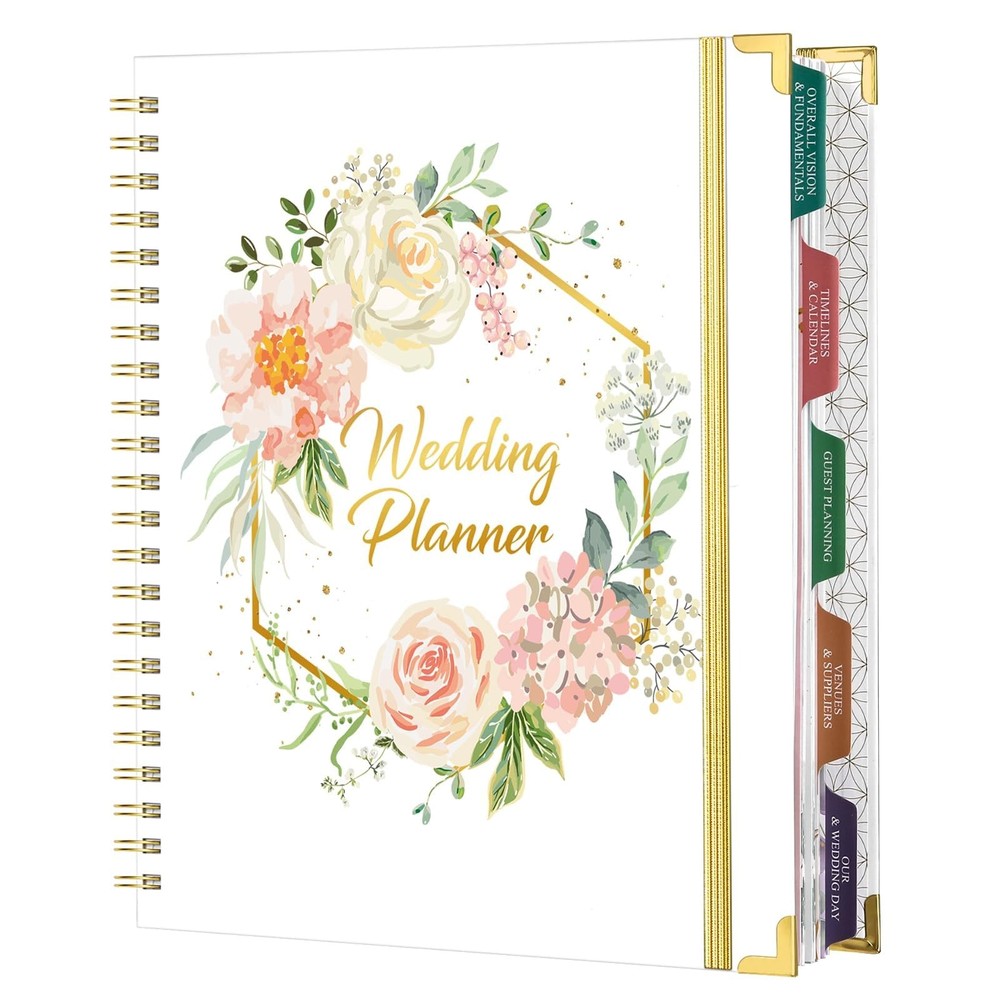 Wedding Planner Wedding Planner Book and Organizer for the Bride with 5 Tabb…